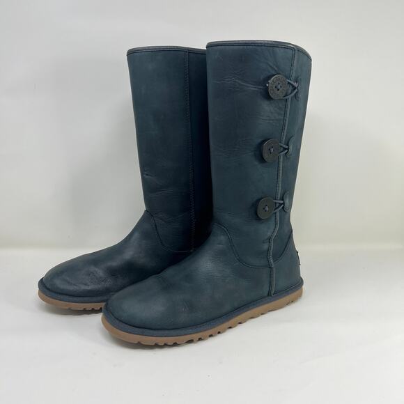 UGG Australia Annarosa 1005857 Suede Boots/Three Button Smooth Textile Lining 7 - Picture 1 of 13